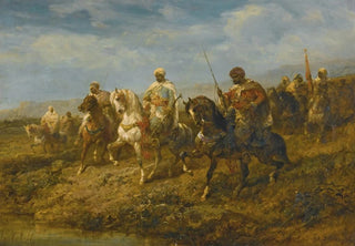Adolf Schreyer - Advancing Cavalrymen.webp