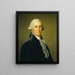 George Washington - Adolf Ulrik Wertmüller — cuadro enmarcado en la pared