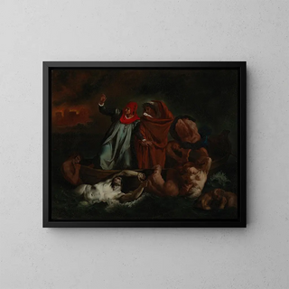 Adolf Von Becker - Dante And Virgil In Hell.webp