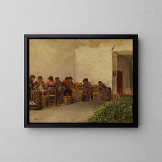 Adolf Von Becker - The rural women.webp