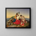 Aaron bendiciendo a Eleazar - Adolf Weidlich — cuadro enmarcado en la pared