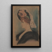 Lillian Russell - Adolfo Müller-Ury — cuadro enmarcado en la pared