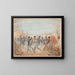 Camp of the thirty-second regiment of volunteers of Indiana, company A, near Stones River, Tennessee, January 1863 - Adolph Metzner — framed artwork on a wall