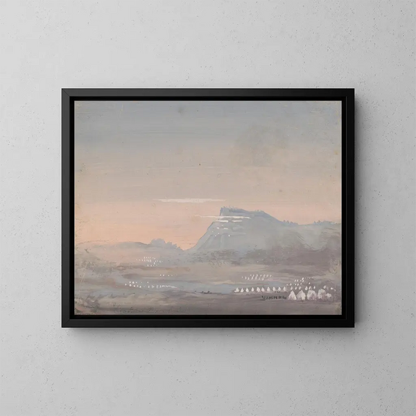 Mountain Lookout, Tennessee, autumn 1863 - Adolph Metzner — framed artwork on a wall