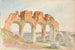 Ruinas de la catedral de Hamar - Adolph Tidemand — vista de la obra