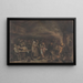 After the Duel - Adolph Tidemand — framed artwork on a wall