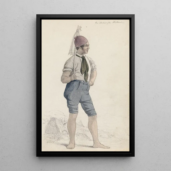 Reproduction of the painting Italian Fisherman Painting - Adolph Tidemand