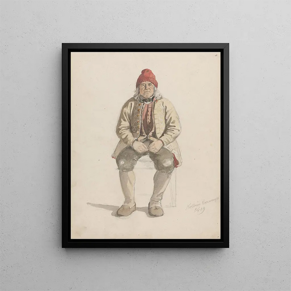 Kolbein Vossevangen Voss - Adolph Tidemand — framed artwork on a wall