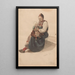 Woman with Child on Her Lap Rättvik - Adolph Tidemand — framed artwork on a wall