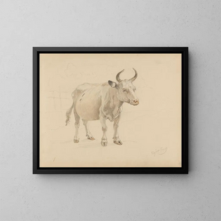 Adolph Tidemand - Ku med horn.webp