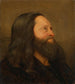 Estudio de retrato de un anciano - Adolph Tidemand — vista de la obra
