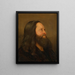 Estudio de retrato de un anciano - Adolph Tidemand — cuadro enmarcado en la pared
