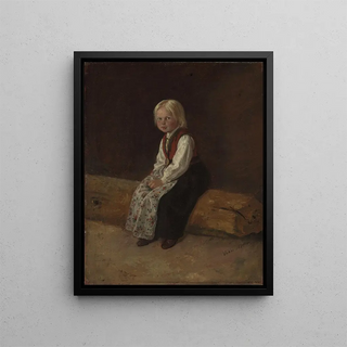 Adolph Tidemand - Portrait of Sella Larsdatter Vikr.webp