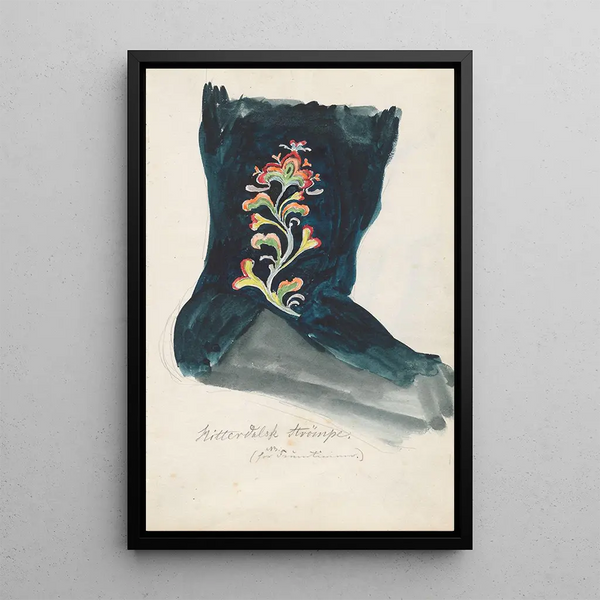Chaussette Heddal - Adolph Tidemand — cuadro enmarcado en la pared