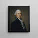 George Washington - Adolph Ulrich Wertmüller — cuadro enmarcado en la pared