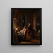 Le Strung - Adolph von Menzel — cuadro enmarcado en la pared