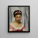 El lazo rosa - Adolphe Alexandre Lesrel — cuadro enmarcado en la pared