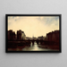 Le Pont Neuf et l'Île de la Cité - Adolphe Couvelet — framed artwork on a wall
