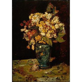 Adolphe Monticelli - Flowers in a Blue Vase.webp