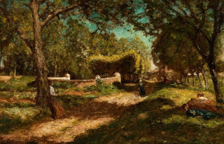 Adolphe Monticelli - Paysage anim de petits personnages.webp