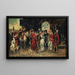 Escena de Fausto - Adolphe Monticelli — cuadro enmarcado en la pared