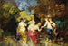 Seis bañistas - Adolphe Monticelli — vista de la obra