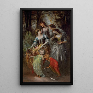 Adolphe Monticelli - The Empress Eugnie and her attendants.webp