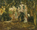 Women in a Garden - Adolphe Monticelli — artwork view