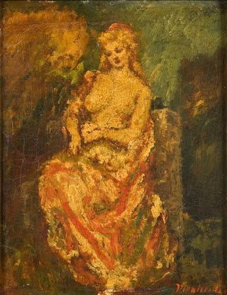Adolphe Monticelli - Young Woman with a Fan.webp