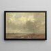 Vista del río por la tarde - Adolphe Mouilleron — cuadro enmarcado en la pared