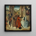 Adoración de los Reyes Magos - Anónimo — cuadro enmarcado en la pared