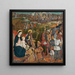 Adoración de los Reyes Magos - Guidoccio Cozzarelli — cuadro enmarcado en la pared