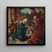 Adoración de los pastores - Hans Leonhard Schufelein — cuadro enmarcado en la pared