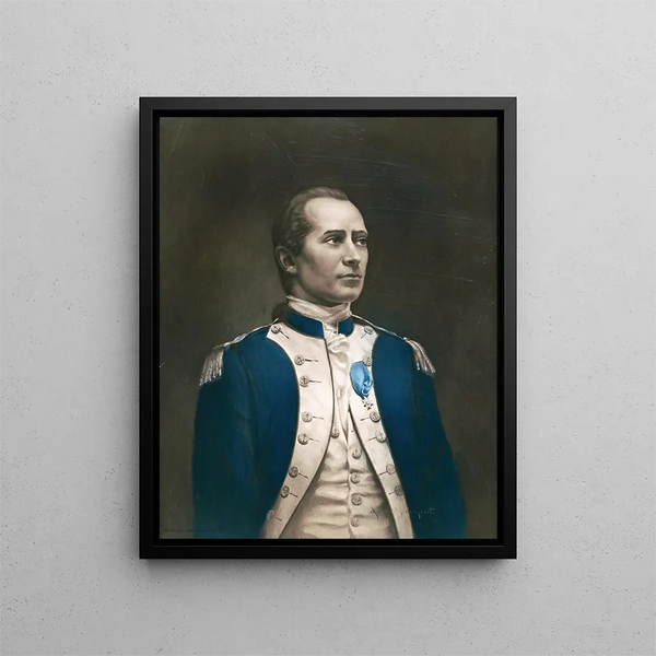 John Paul Jones - Adriaan M. de Groot — framed artwork on a wall