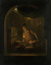 Cocina por lamplight - Adriaan Meulemans — vista de la obra