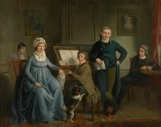 Adriaan de Lelie - Musicmaking family.webp