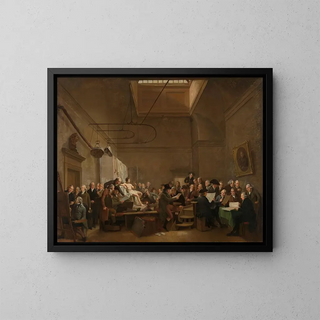 Adriaan de Lelie - The Drawing Gallery of the Felix Meritis Society.webp