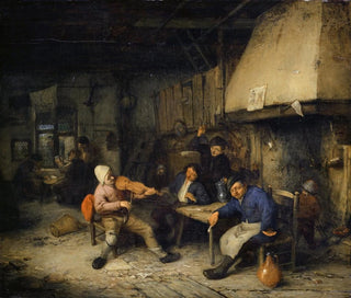 Adriaen van Ostade - Violin Player and Drinking Farmers in a Tavern II.webp