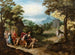 Apolo y Minerva dejando a las Musas por Venus, Ceres y Baco - Adriaen van Stalbemt — vista de la obra