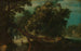 Tireurs dans une clairière forestière - Adriaen van Stalbemt — artwork view