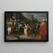 Tamar conduite au bûcher - Adriaen van Stalbemt — framed artwork on a wall