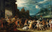 Los Horacios entrando en Roma - Adriaen van Stalbemt — vista de la obra