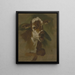 Cabeza de ganado - Adriaen van de Velde — cuadro enmarcado en la pared