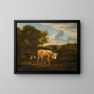 Adriaen van de Velde - Mountainous Landscape with Cows.webp