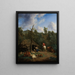 The Cabin - Adriaen van de Velde — framed artwork on a wall