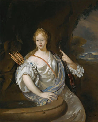Adriaen van der Werff - Portrait Of A Lady Dressed As Diana.webp