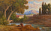 Paisaje cerca de los montes Sabinos Rocca di Mezzo - Adrian Ludwig Richter — vista de la obra