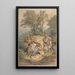 Rübezahl - Adrian Ludwig Richter — framed artwork on a wall
