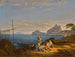 La bahía de Nápoles, Capri más allá - Adrian Ludwig Richter — vista de la obra