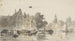 Vista de ciudad con canal - Adrianus Eversen — vista de la obra